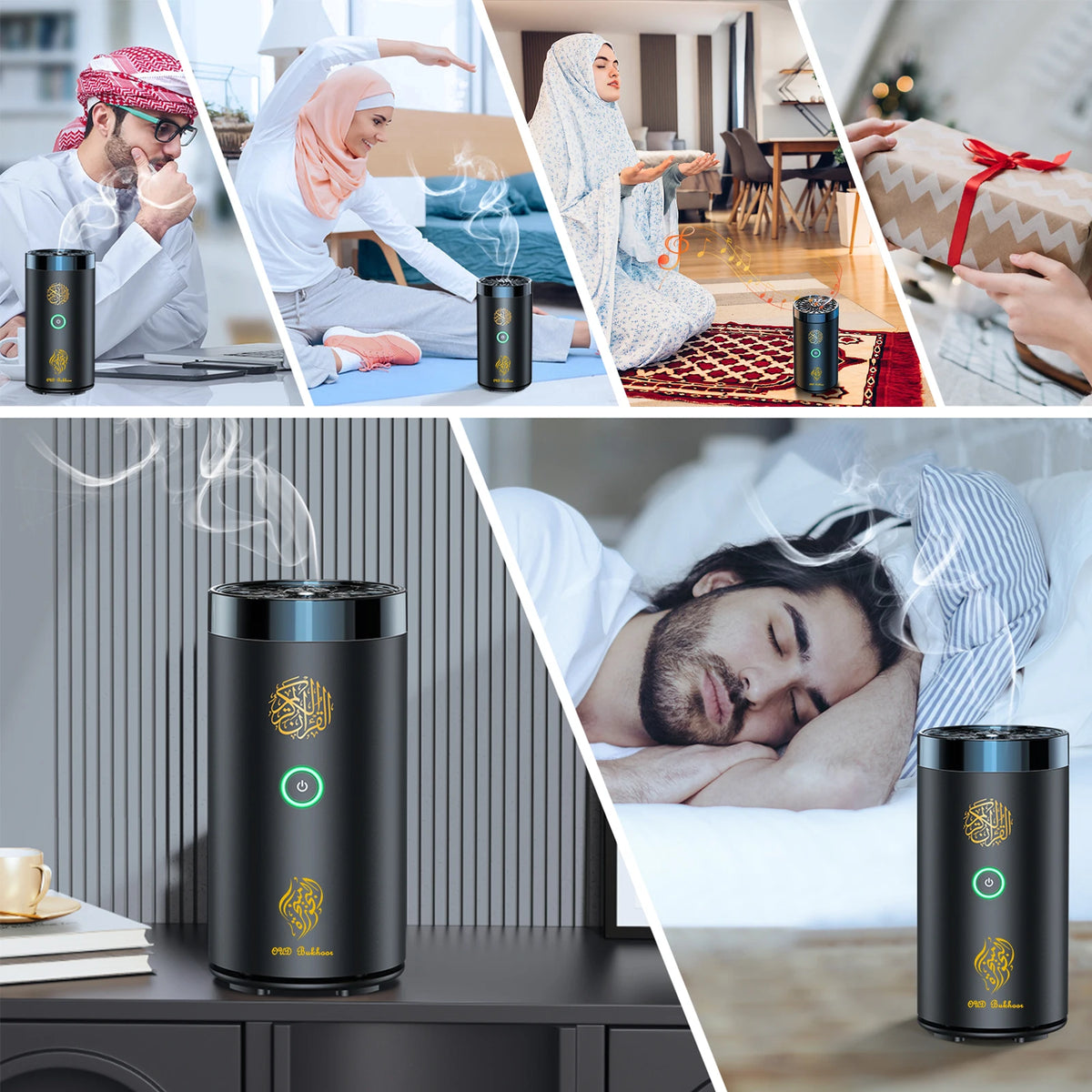 SalaamBukhoor™ — Quran Reciter & Bukhoor Burner